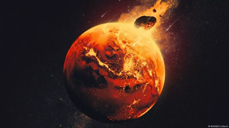 Meteorito marciano NWA 8171 revela granate por primera vez y abre una nueva pista sobre Marte