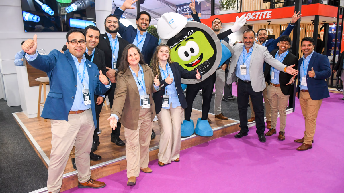 Positivo balance de Endress+Hauser en Expomin 2025