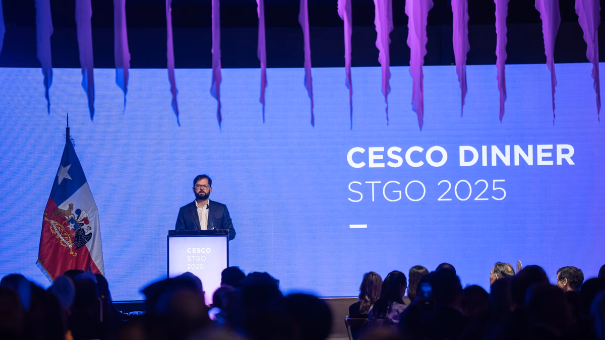 Presidente de la República, Gabriel Boric Font, participa de la cena CESCO Week 2025: “Juntos podemos hacer más y mejor minería en Chile”