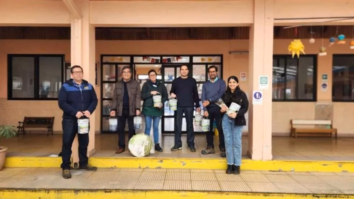 Programa de voluntariado de El Teniente va en apoyo de niños y niñas de jardín infantil en población Dintrans