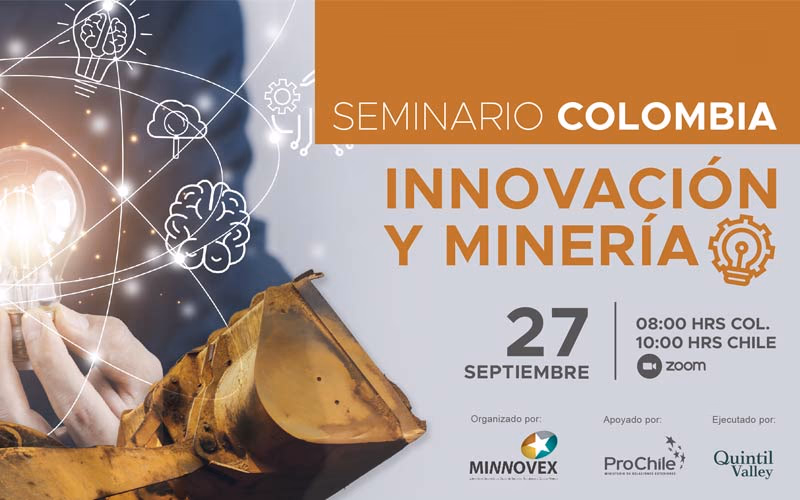Quintil Valley organiza seminario abierto sobre innovación y minería para Chile y Colombia