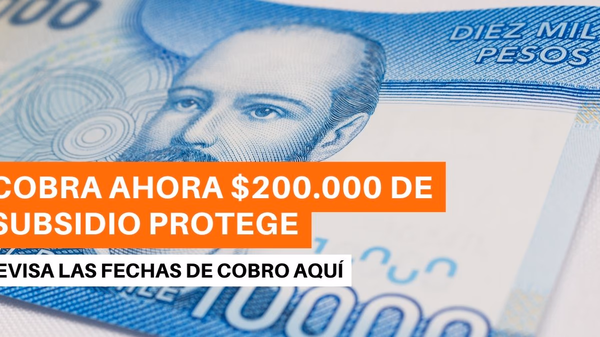 Recibe $200.000 por Subsidio Protege: Te contamos cuántos pagos quedan aquí