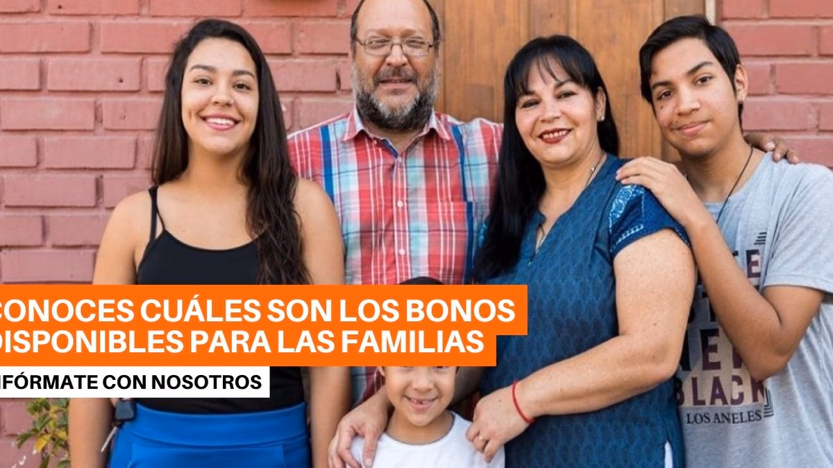 Revisa los 6 Bonos familiares en Chile: ¿Cuánto es el monto?