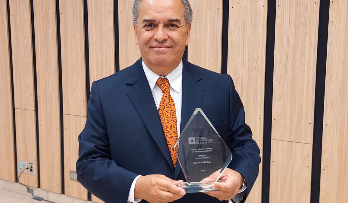 SCHWAGER recibe Premio Nacional Empresa por parte del Colegio de Ingenieros
