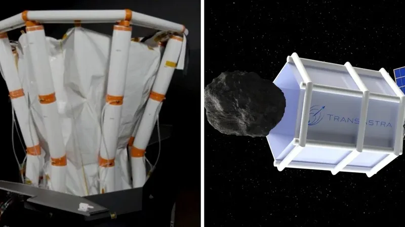 TransAstra prueba bolsa inflable para capturar asteroides y proyecta primera misión en 2028