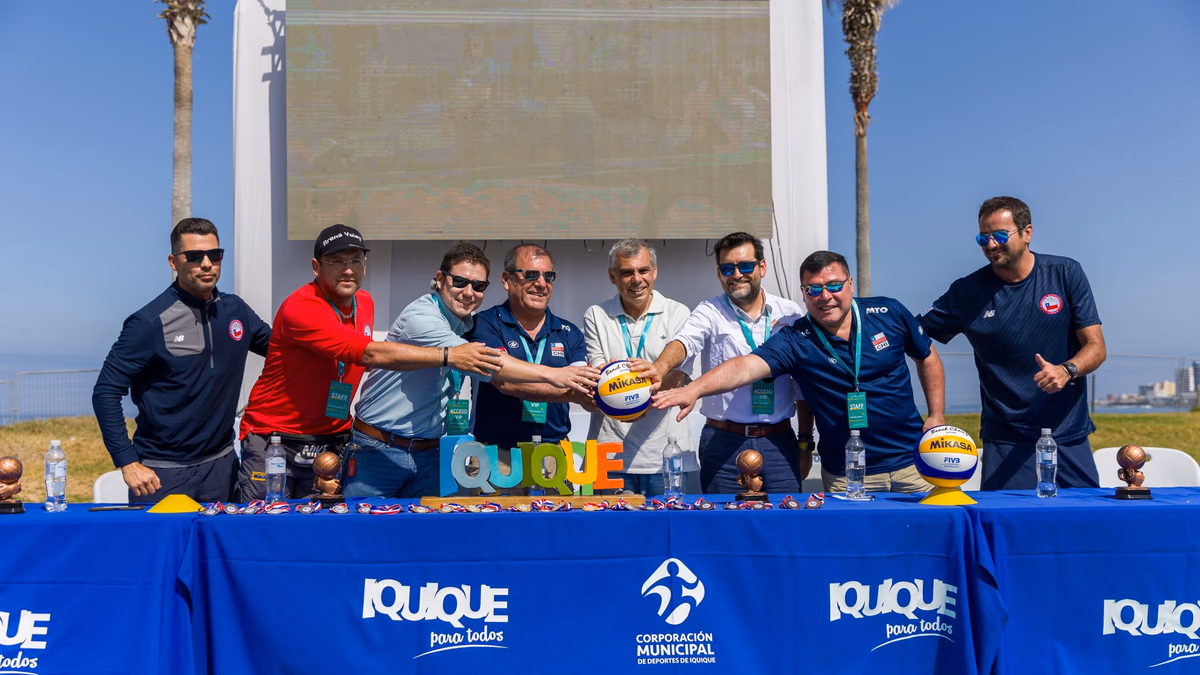 Voleibol playa se toma el Estadio Arena Cavancha y recibirá a los primos Grimalt por primera vez en Iquique