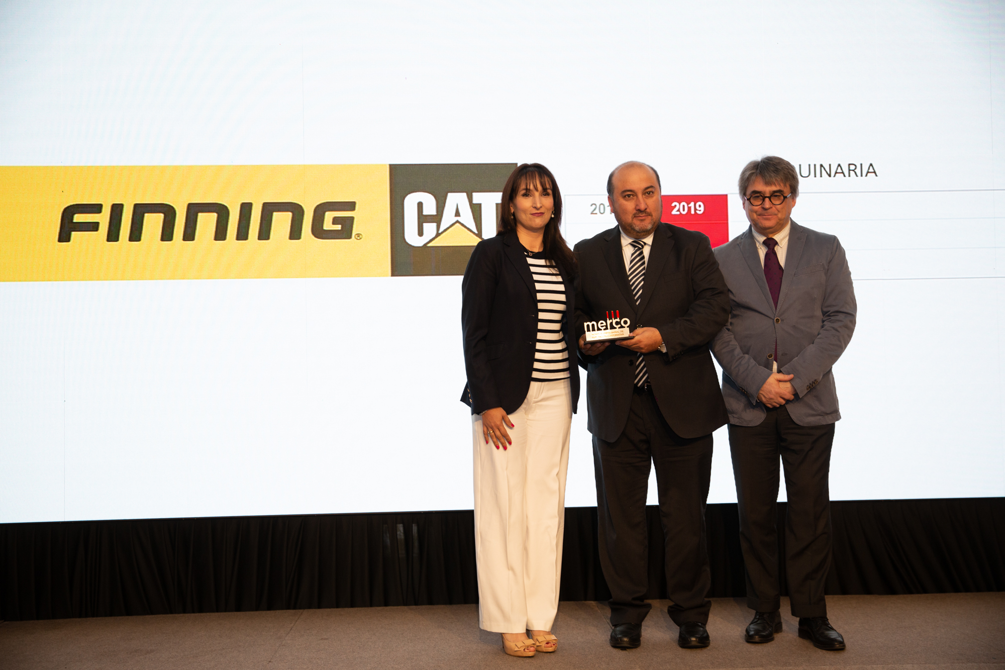 Finning obtuvo el 1er lugar en el índice Merco Empresas 2019 en la categoría Maquinarias