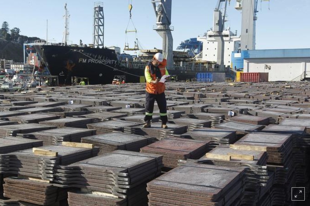 Cobre toca máximo de cuatro meses y medio por optimismo sobre demanda china