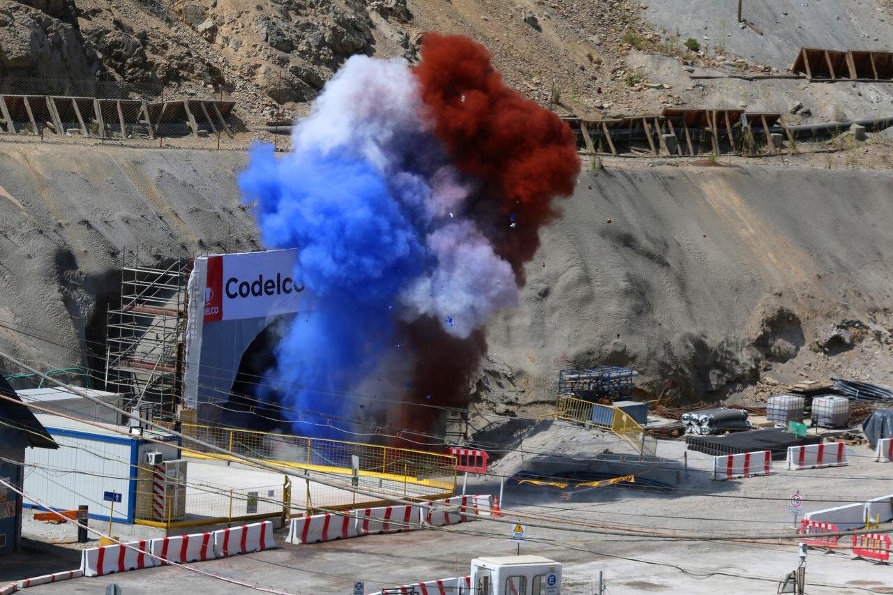 El Teniente construye nuevo túnel que será el principal acceso a la mina subterránea