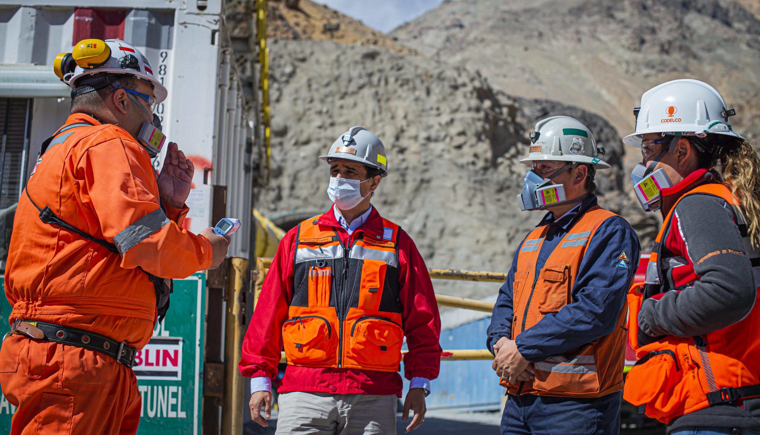 Seremi de Minería monitorea plan de acción de El Teniente contra el Coronavirus