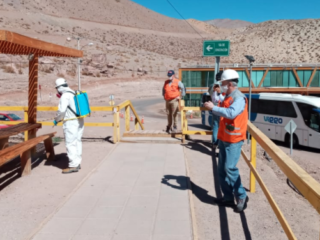 Covid-19: Seremi de Minería de la región de Atacama visitó la faena Caserones de Minera Lumina Copper Chile