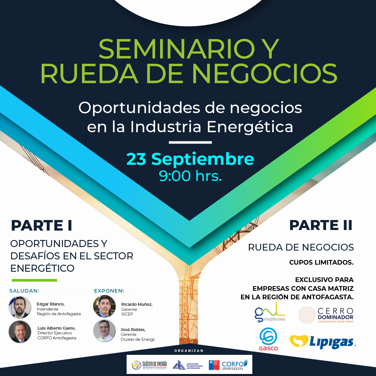 Rueda de negocios virtuales busca incrementar oportunidades de negocios en la industria energética de la Región de Antofagasta