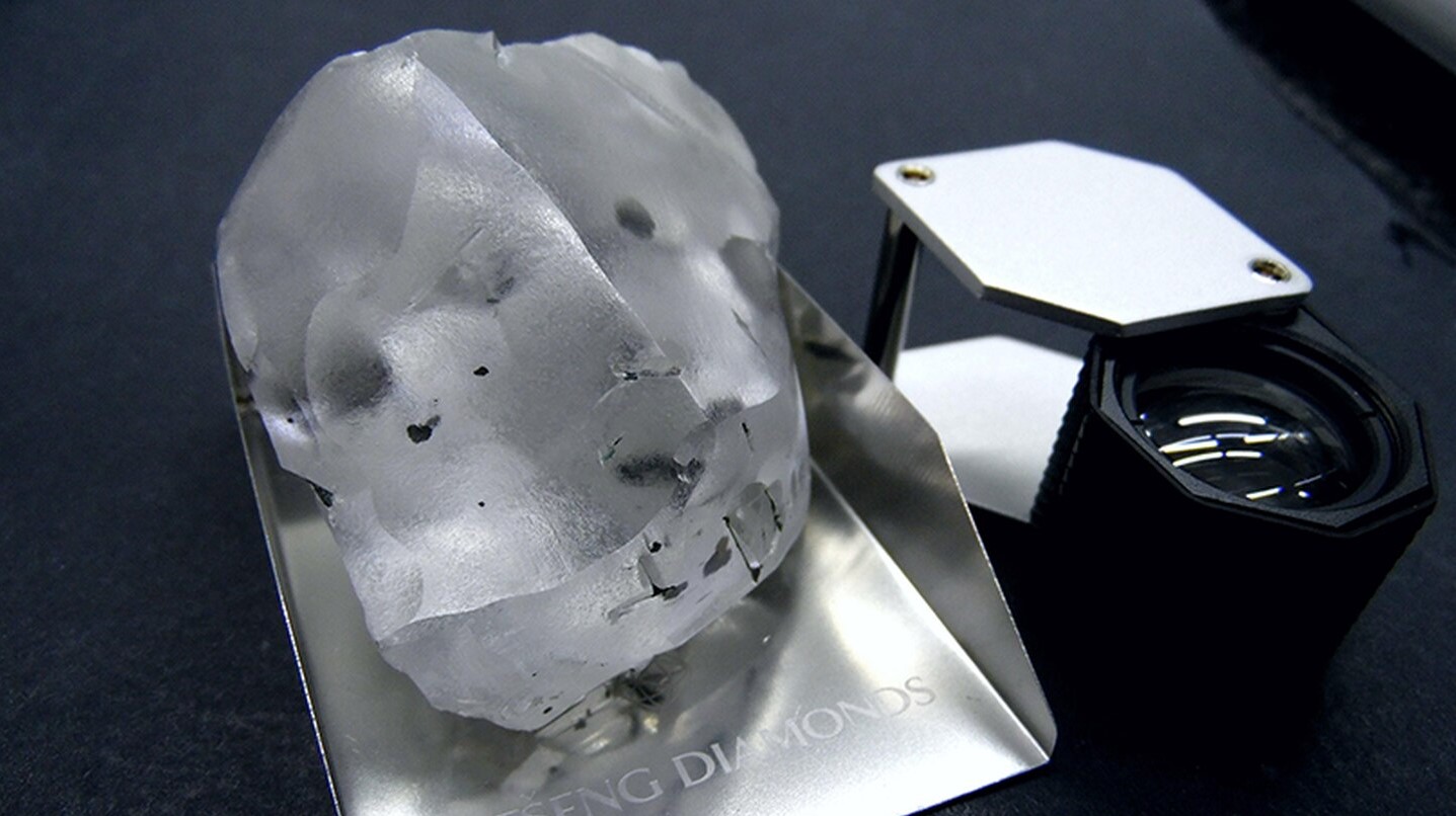 África: encuentran un diamante de 442 quilates que podría valer 18 millones de dólares
