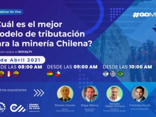 Cámara Minera de Chile realizará webinar: “¿Cuál es el mejor modelo de tributación para la minería Chilena?”