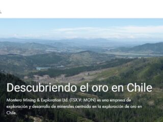 Actualización de Montero Mining and Exploration Ltd. sobre el programa de perforación del proyecto Isabella Gold-Silver en Chile