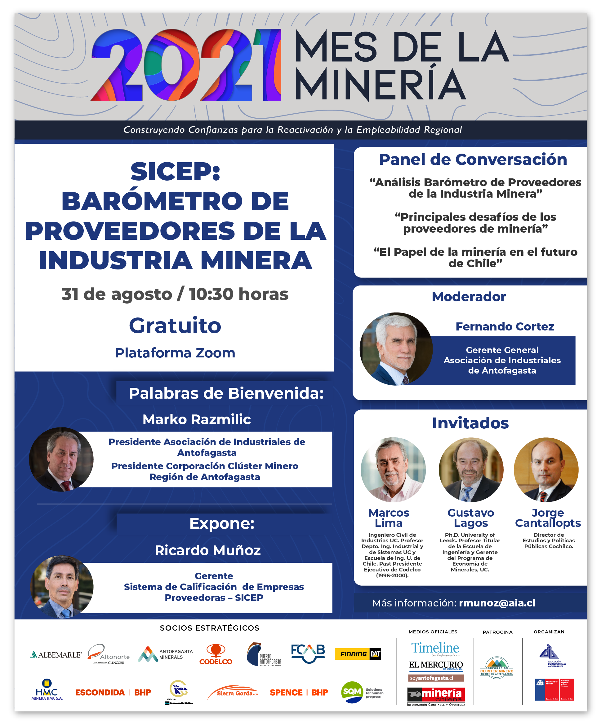 AIA finaliza Mes de la Minería con la presentación del Primer Barómetro de Proveedores de la Industria Minera