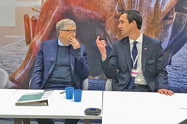 De Bill Gates a hidrógeno verde, la agenda del ministro Jobet en Glasgow