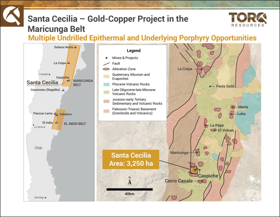 Torq Resources Inc. proporciona información actualizada sobre el proyecto de oro y cobre Santa Cecilia