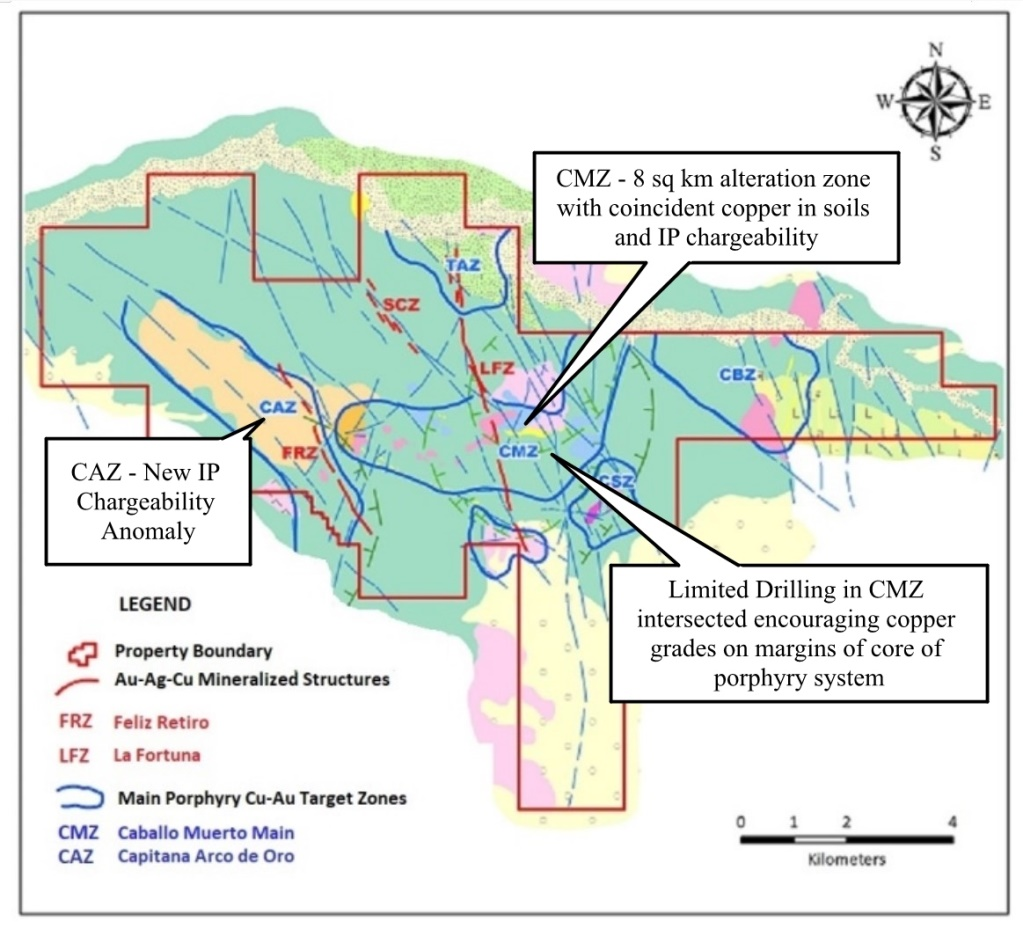 San Lorenzo Gold comienza la construcción de una plataforma de perforación diamantina y amplía la anomalía IP en la zona principal en su proyecto de pórfido de oro y cobre a gran escala Salvadora, de su propiedad al 100%