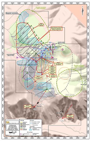 Bolivia: Eloro Resources intersecta 239,72 g Ag eq/t (39,58 g Ag/t, 1,04 % Pb, 0,26 % Cu y 0,20 % Sn) sobre 82,74 m en la parte sur del objetivo de Santa Bárbara en el proyecto polimetálico de plata y estaño Iska Iska, departamento de Potos
