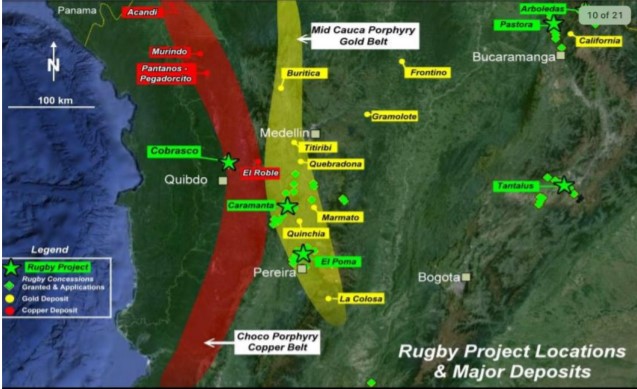 Rugby Mining comenzará la exploración en el proyecto de cobre Cobrasco La prioridad de exploración cambiará desde Salvadora, Chile