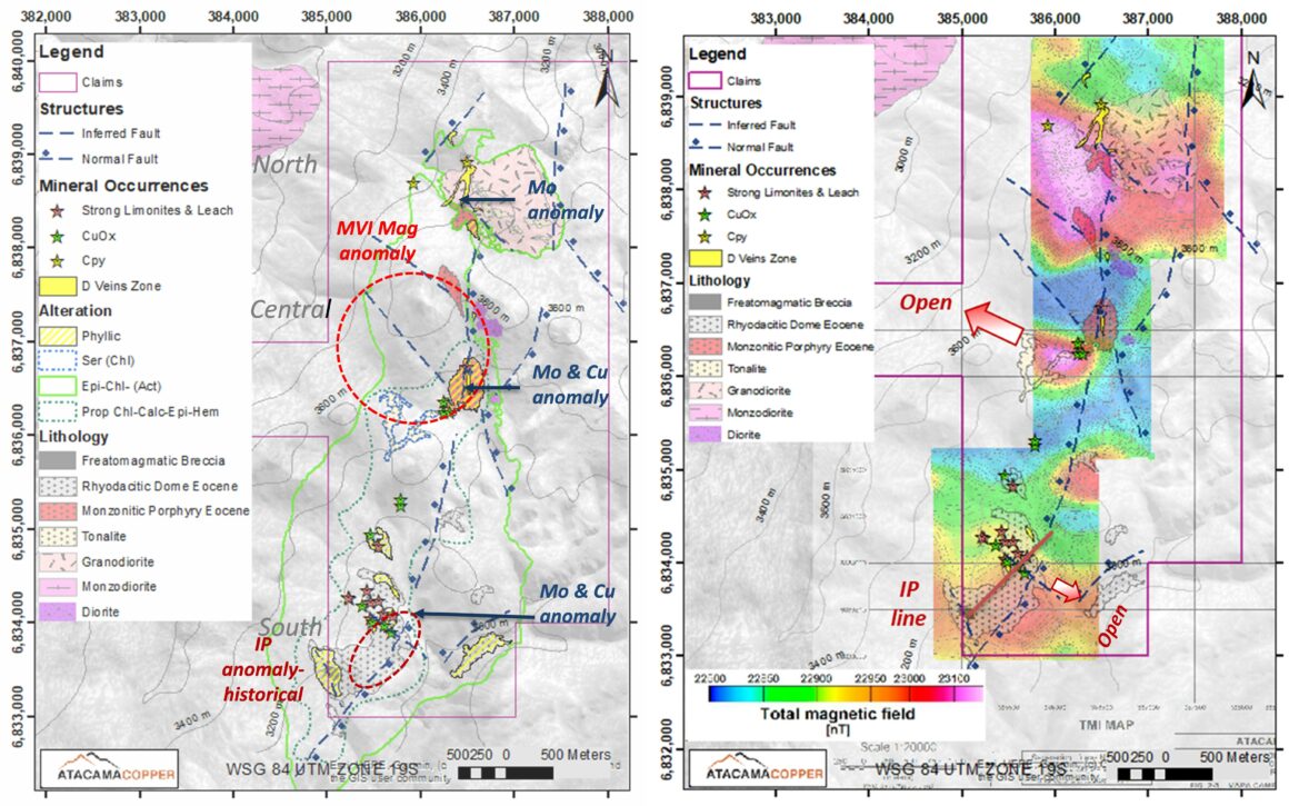 Atacama Copper anuncia resultados iniciales de exploración en el proyecto Placeton
