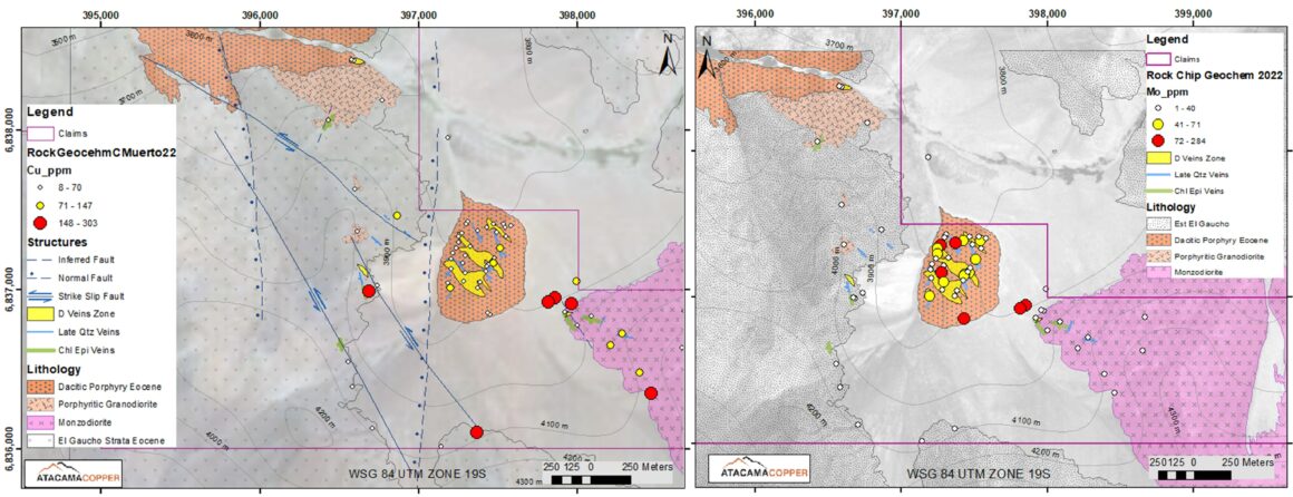 Atacama Copper anuncia resultados iniciales de exploración en el proyecto Placeton