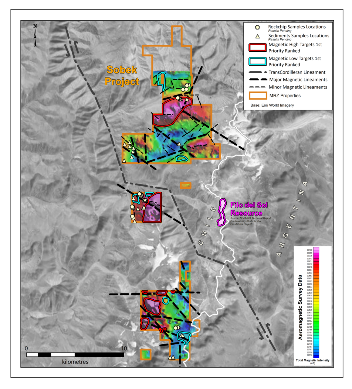 Mirasol Resources avanza en el proyecto de cobre Sobek y proporciona una actualización general de exploración