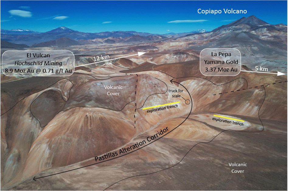 Altiplano Metals define un sistema prospectivo de alteración epitermal de 3,5 x 1,5 km en Pastillas