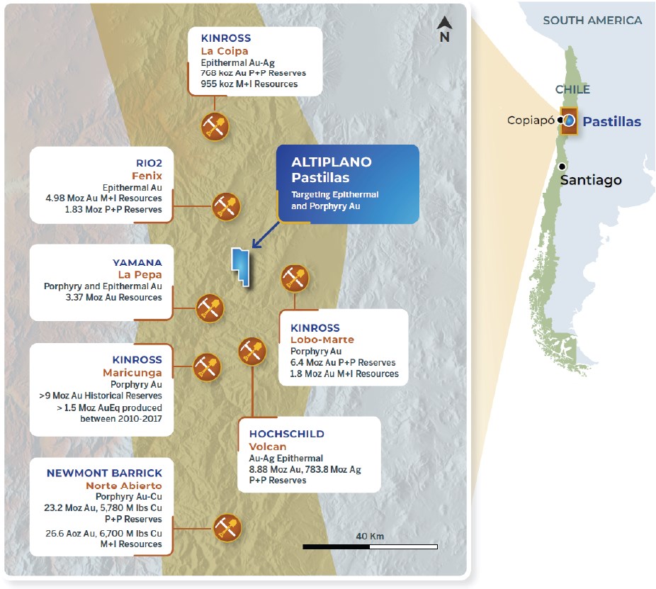 Altiplano Metals define un sistema prospectivo de alteración epitermal de 3,5 x 1,5 km en Pastillas