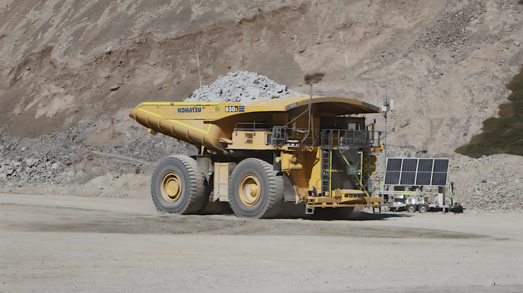 Komatsu anuncia despliegue de su Sistema de Transporte Autónomo en yacimiento de cobre Los Bronces de Anglo American