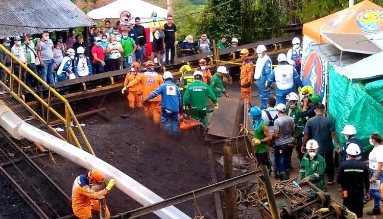 Explosión en Mina de Carbón deja nueve trabajadores fallecidos y seis atrapados en Colombia