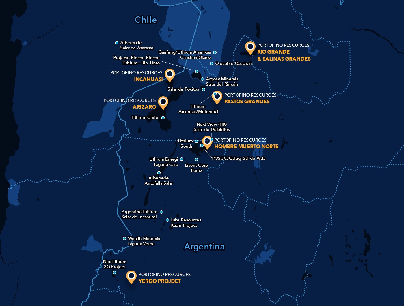Portofino Resources aumenta su participación en el proyecto de litio Arizaro en Salta, Argentina