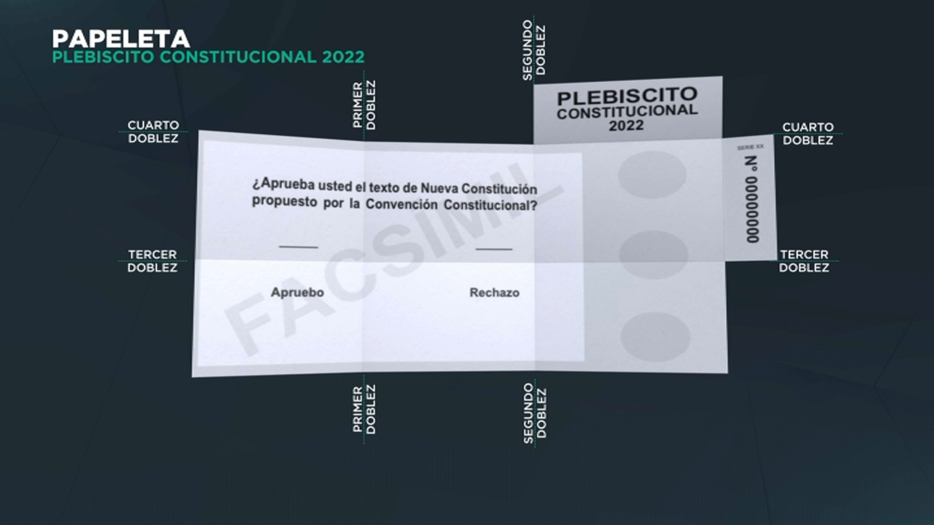 Cómo será el voto del Plebiscito 2022