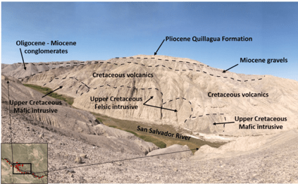 El Mapeo confirma el potencial de pórfido de cobre y molibdeno en el proyecto Avispa de Montero En El Norte De Chile