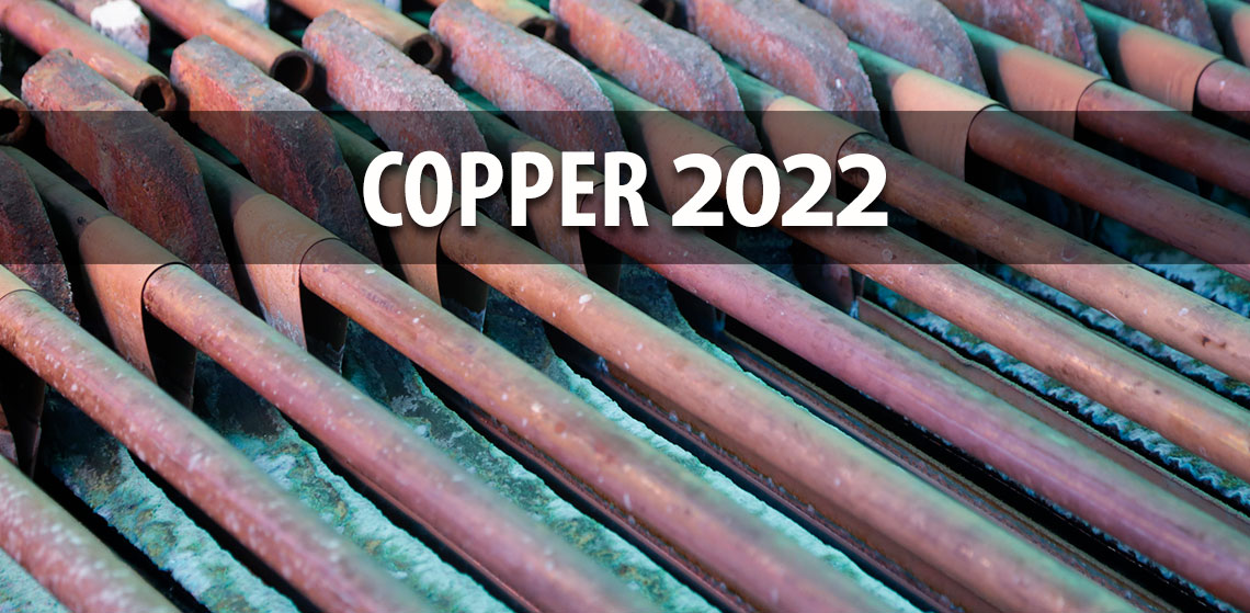 Grandes tendencias en la producción y usos del cobre serán abordadas en mesas redondas de Copper 2022