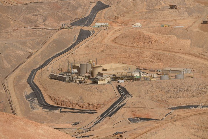 Planta Veladero, en la provincia de San Juan