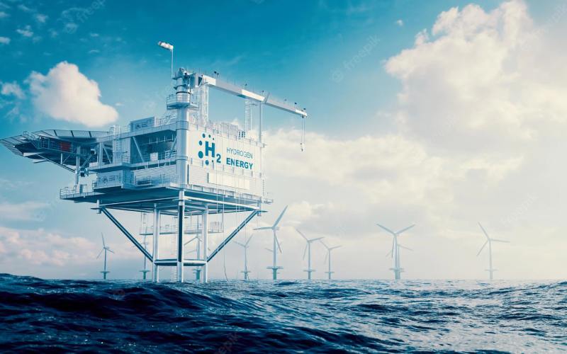 Desarrollan plataforma de Hidrógeno alimentada por energía eólica en alta mar
