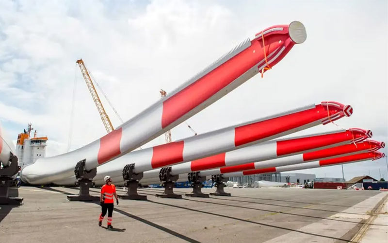 El primer aerogenerador del mundo con palas reciclables ya está en marcha