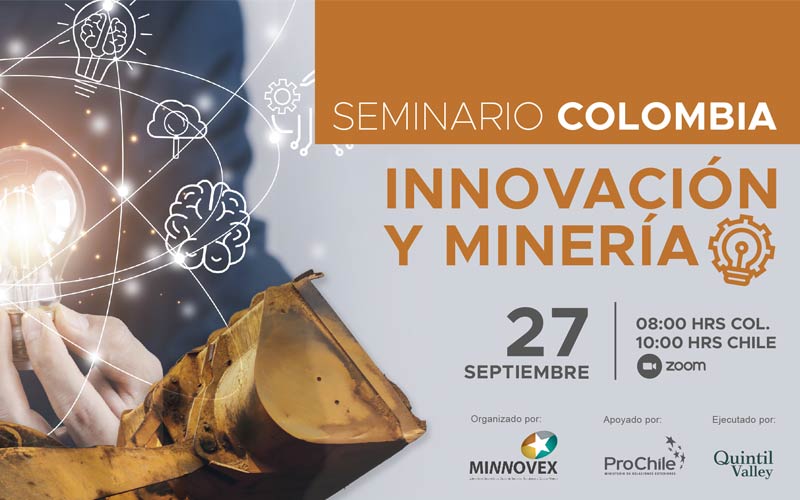 Quintil Valley organiza seminario abierto sobre innovación y minería para Chile y Colombia