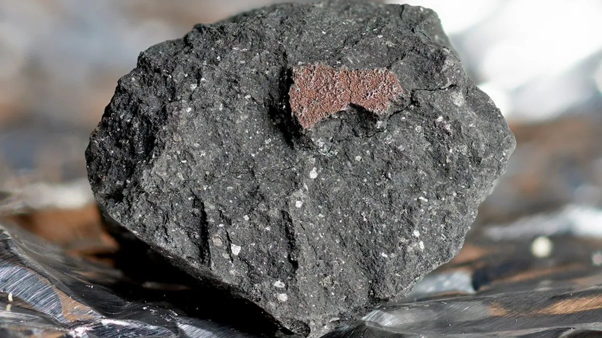 Por primera vez, se encontró agua extraterrestre dentro de un meteorito