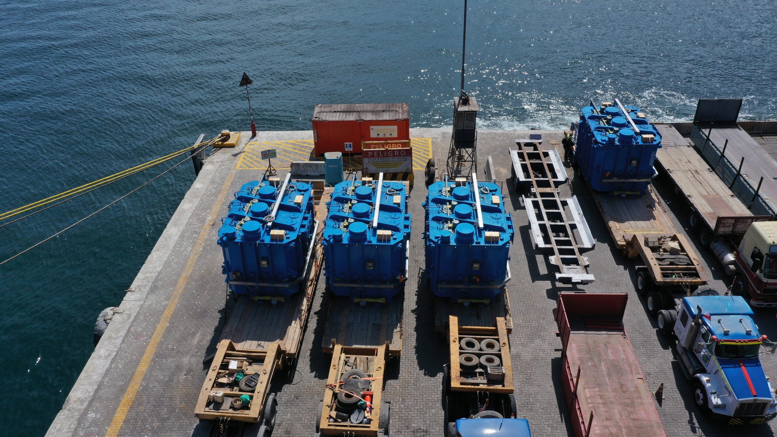 Collahuasi concreta nueva transferencia de carga clave a través del Puerto de Iquique