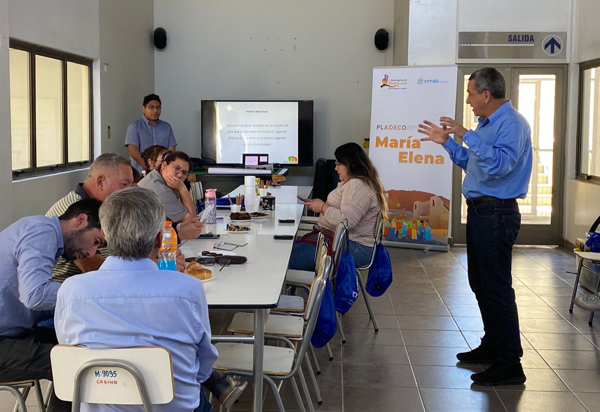 PLADECO de María Elena se prepara para avanzar a la etapa de construcción de imagen objetivo