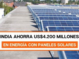 India ahorró 4.200 millones de dólares con energía solar