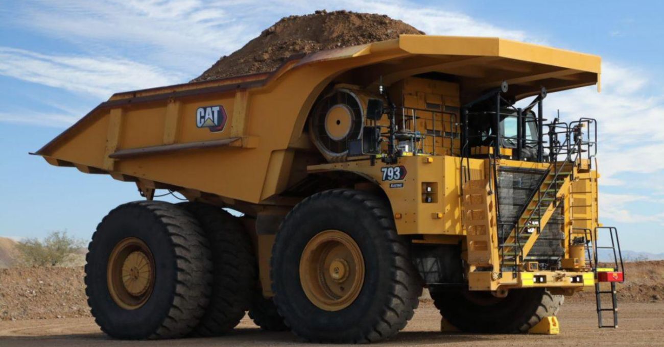 Caterpillar presenta su primer gran camión eléctrico