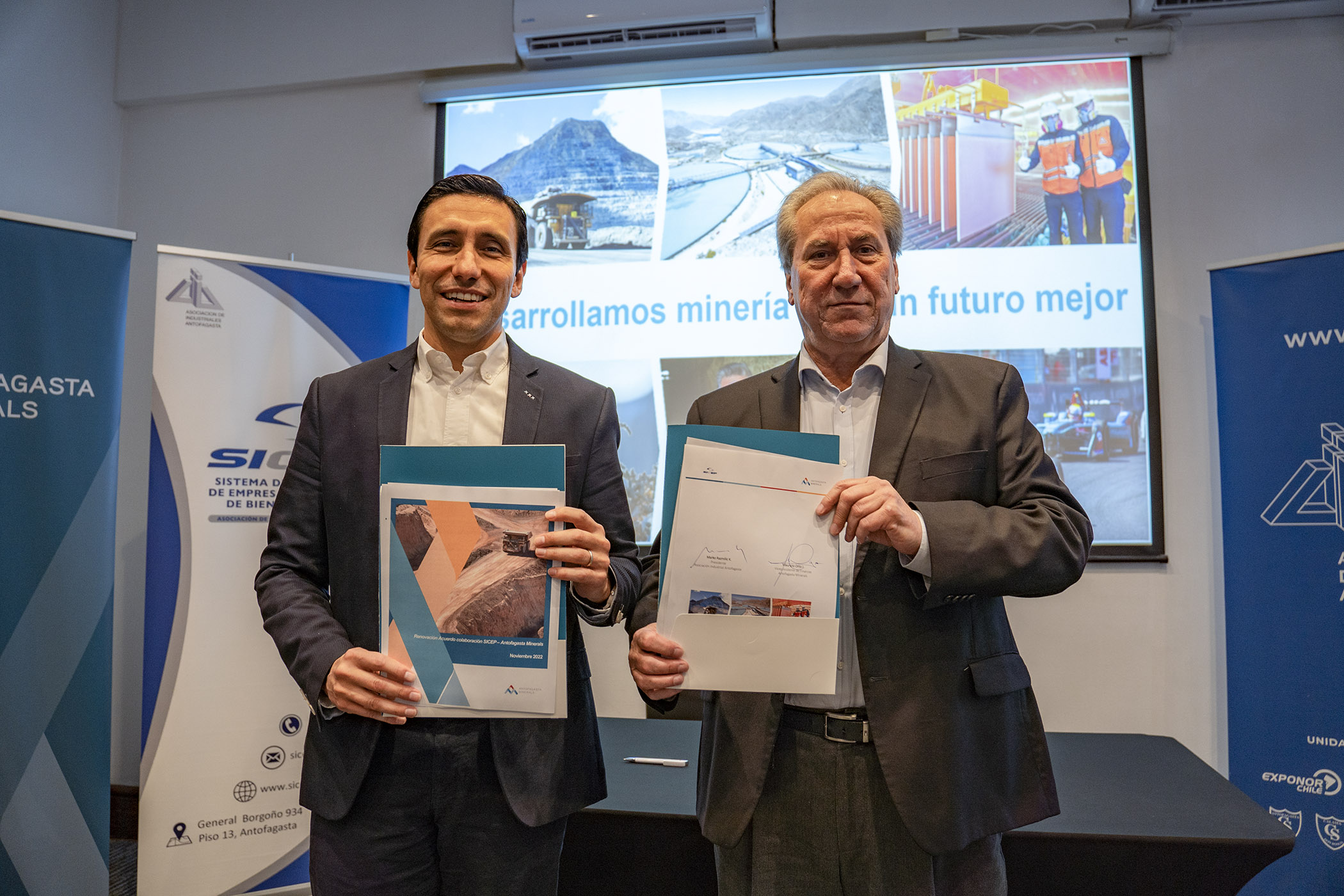 Antofagasta Minerals renueva alianza con SICEP de AIA y expone avances en su relacionamiento con proveedores regionales
