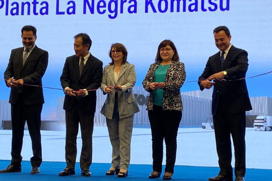 Grupo Komatsu y Ministerio de Minería inauguran planta industrial de US$ 24 millones en Antofagasta