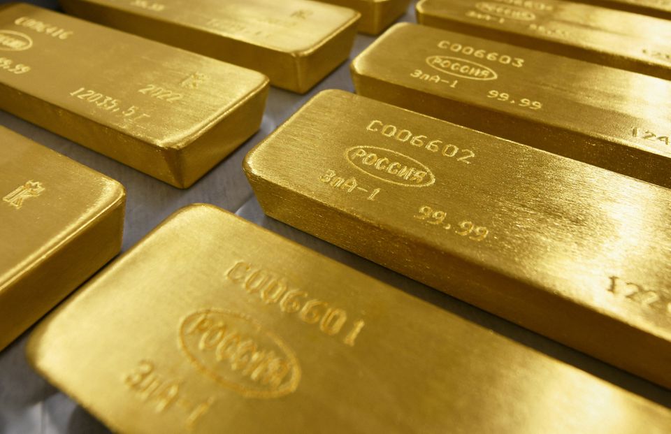 el oro ruso se retira de algunos fondos occidentales después de Ucrania