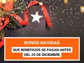 Bonos para Navidad: ¿Qué beneficios se pagan antes del 25 de diciembre?
