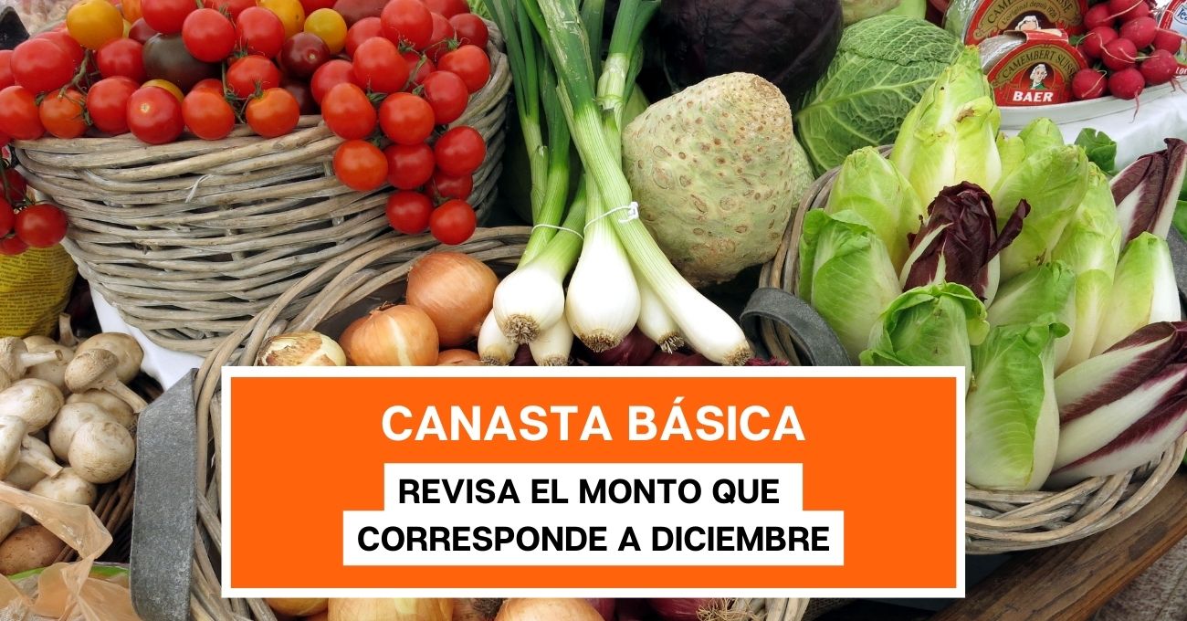 Canasta Básica: Revisa el monto del aporte